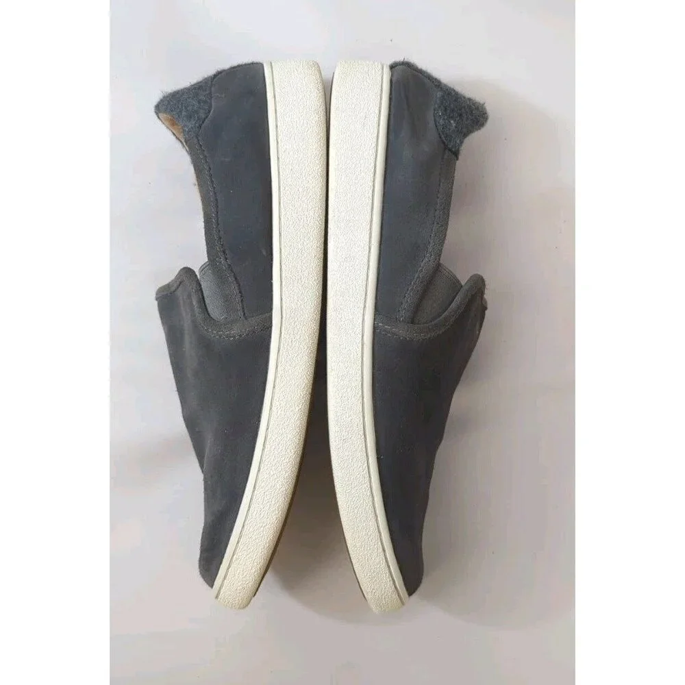 UGG Women’s‎ Size 10 Gray Suede Slip-On Shoes Pre-Owned Comfort Casuals